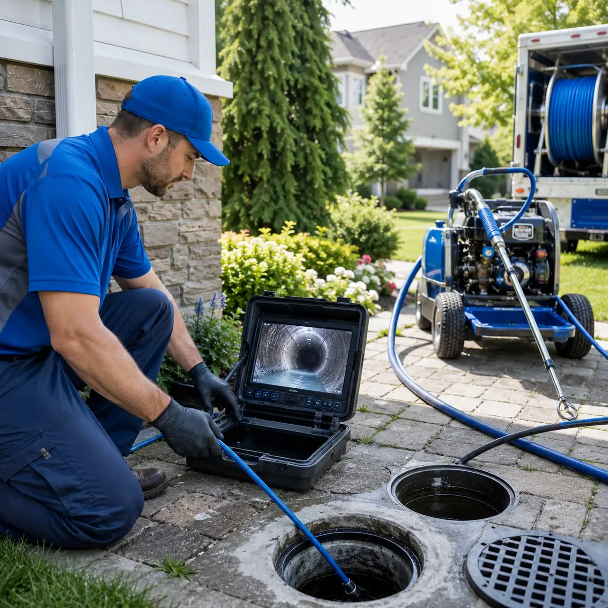 Outdoor drain cleaning professionals serving Londonderry, VT